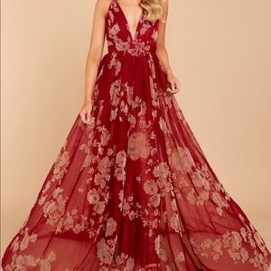Gorgeous Gal Wine Red Maxi from Red Dress Boutique